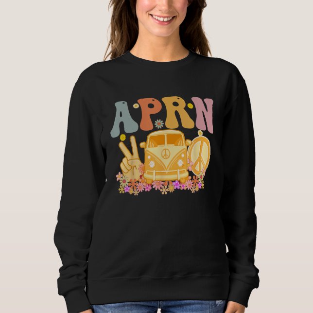 Moletom APRN Week Groovy Appreciation Day For Women (Frente)