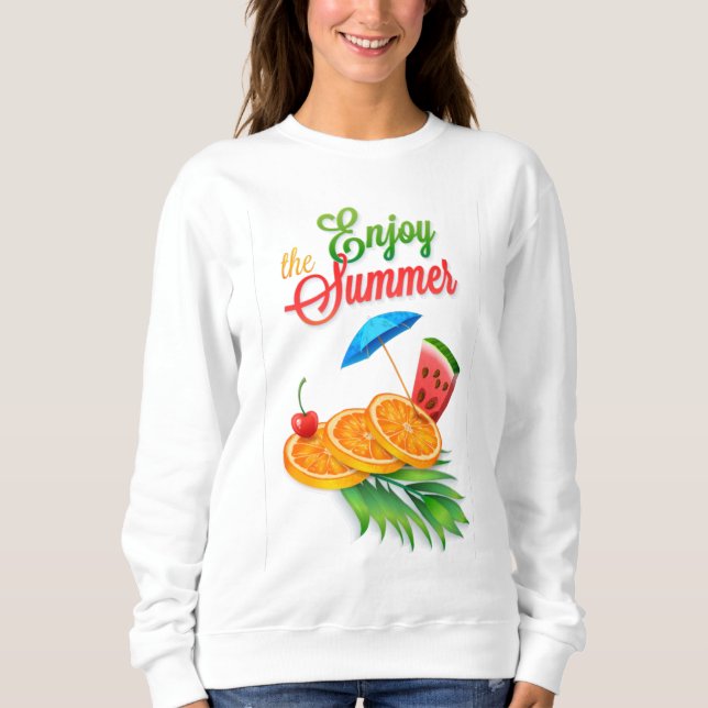 Moletom Aproveite o Verão com Frutas (Frente)