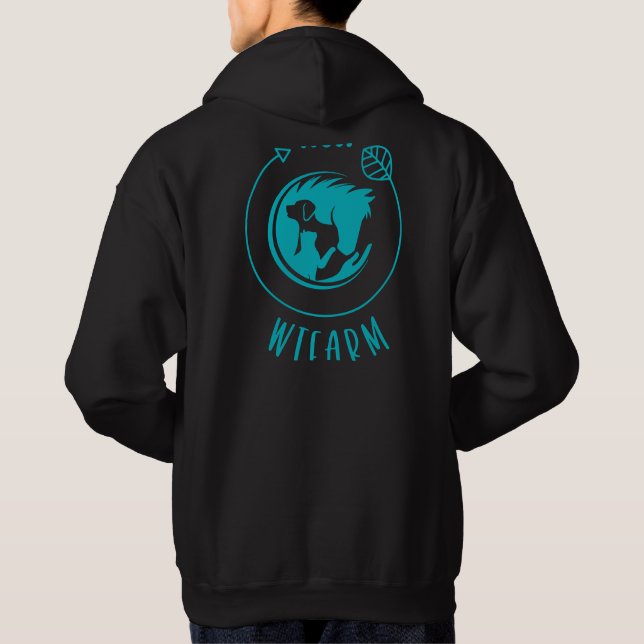 Moletom Aqua Hoodie WTFarm (Verso)