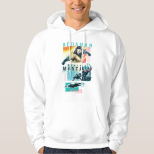 Moletom Aquaman   Gráfico Modernista Aquaman & Black Mant