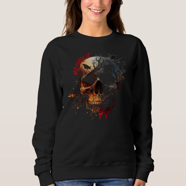 Moletom Aquarela Motoholic (Frente)