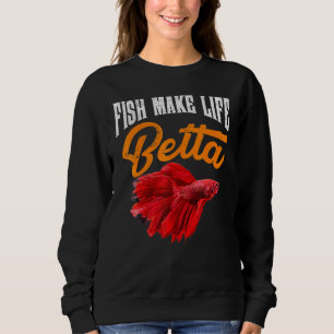 Moletom Aquário Peixe Torna Vida Betta Goldfish Aquarista