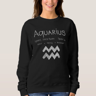 Moletom Aquarius Horoscope Astrology - Sinal de Estrela -