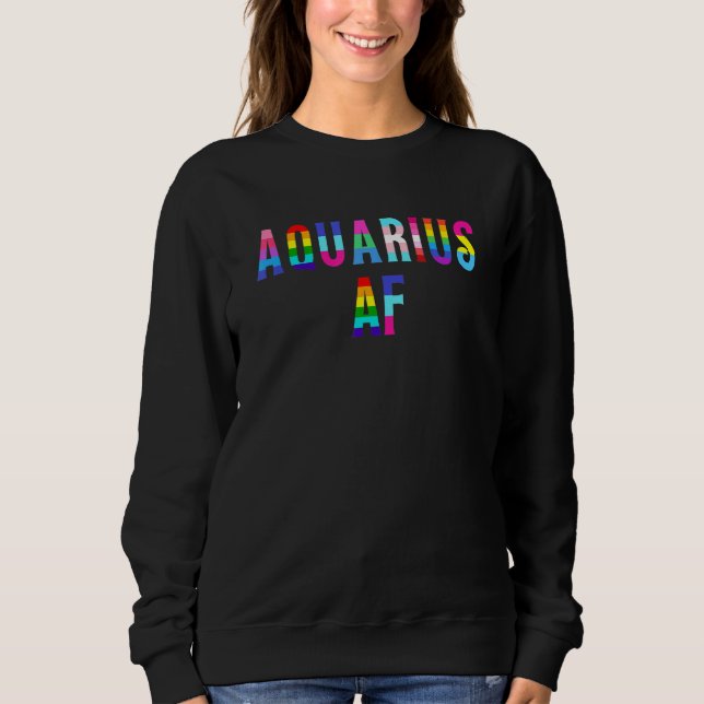 Moletom Aquarius Lgbt Flag Orgulho gay Transgender Rainbow (Frente)