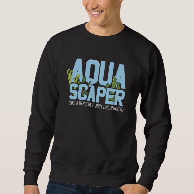 Moletom Aquascaper Like Gardener Underwater Aquarium Fishk (Frente)
