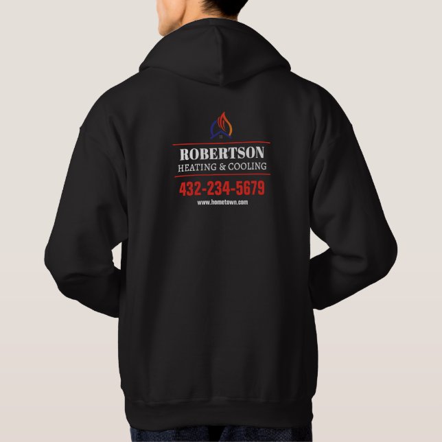 Moletom Aquecimento Resfriamento HVAC Profissional (Verso)