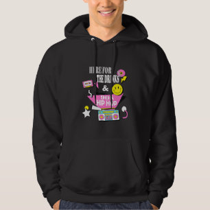 Moletom Aqui Para As Bebidas E A Rap De Hip Hop Engraçada