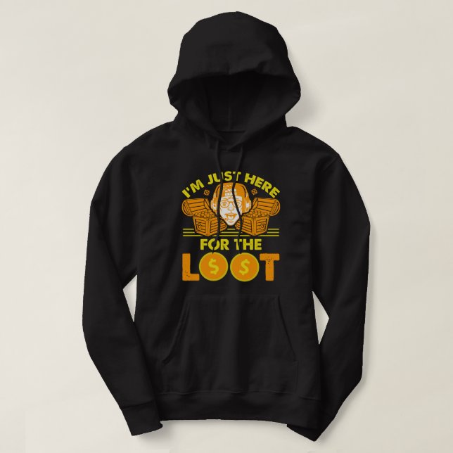 Moletom Aqui para o Loot - Design de jogos (Frente do Design)