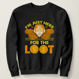 Moletom Aqui para o Loot - Design de jogos
