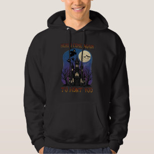 Moletom Aqui Vêm Novamente Fantasmas do Castelo Assombrado