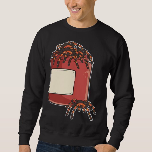 Moletom Arachnid Spiders In Bottle Cute Tarantula For Kids (Frente)