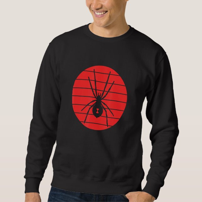 Moletom Aranha em Círculo Vermelho (Frente)