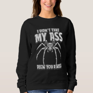 Moletom Aranha Humorística Inseto Eu Não Peido Meu Bumbum