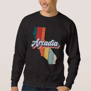Moletom Arcadia City Retro Vintage Hometown Califórnia