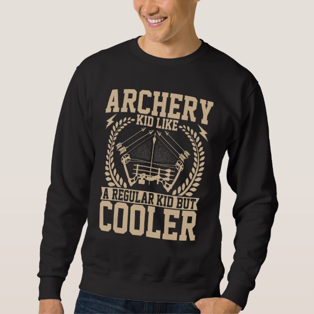 Moletom Archer Kid   Archery Kid Like a Regular Kid Crossb (Frente)
