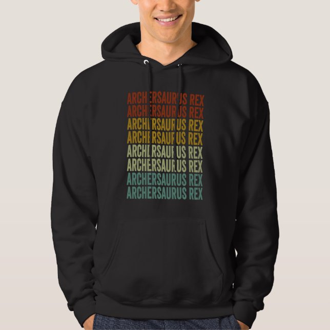 Moletom Archersaurus Rex Archer Arco E Arrow Rex Archery (Frente)