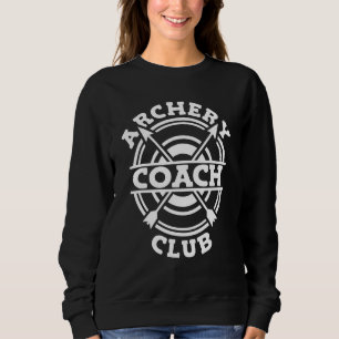 Moletom Archery Coach Club Targets Arco Arrow Archery Coac