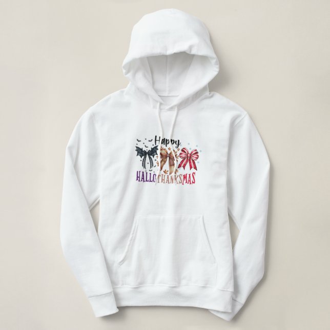 Moletom Arco Coquette de Hallothanksmas (Frente do Design)