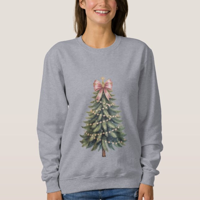 Moletom Arco de árvore de Natal Coquette Xmas (Frente)