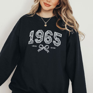 Moletom Arco de coquete de rendas personalizado 60º aniver