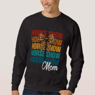 Moletom Arco de Coquette Show Mamãe Bonita Mãe Equestre