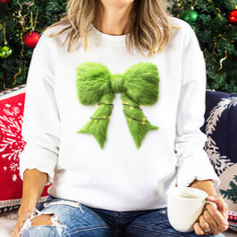 Moletom Arco de Natal Verde Felpudo com Luzes