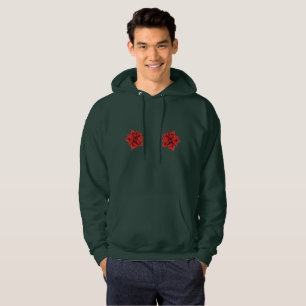 Moletom arco de presente vermelho significa casaco de capu