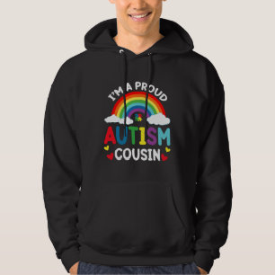 Moletom Arco-Íris Eu Sou Um Orgulhoso Autismo Primo Autism