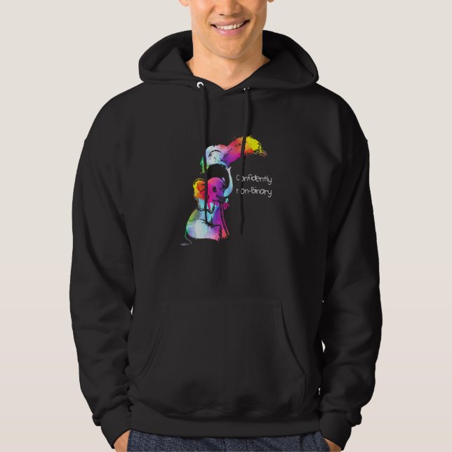 Moletom Arco-Íris Genderflexível Confidencial (Frente)