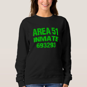 Moletom Área 51 Retrô Preso Figurino de Halloween Roswell