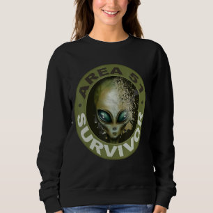 Moletom Área 51 Sobrevivência Ufo Alienígena