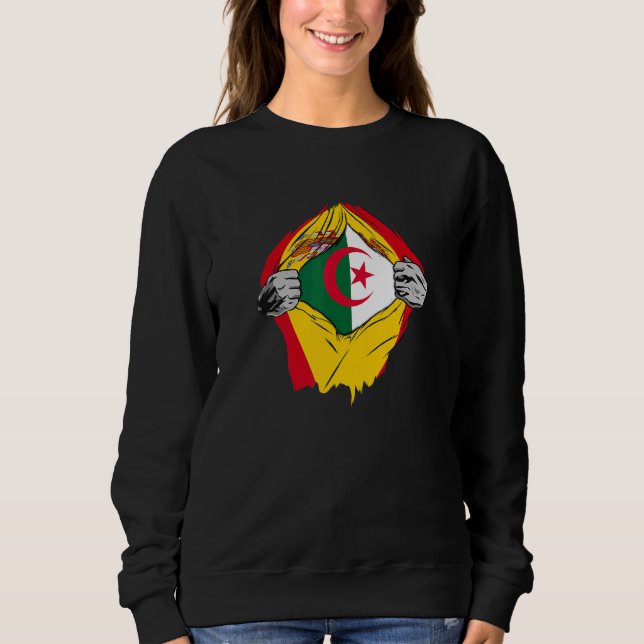 Moletom Argélia E Descendentes De Espanha De Algeri (Frente)