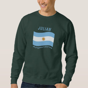 Moletom Argentina Flag Hoodie