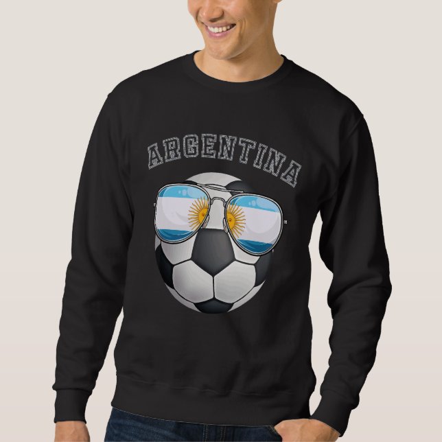 Moletom Argentina Futebol Fan Sunglass Futebol Argentina (Frente)