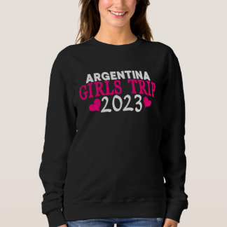 Moletom Argentina Girls Trip  2023 Women's Bachelorette Pa