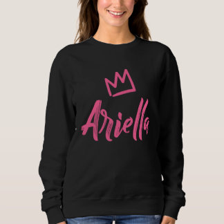 Moletom Ariella the Queen Pink Crown for Women Called Arie