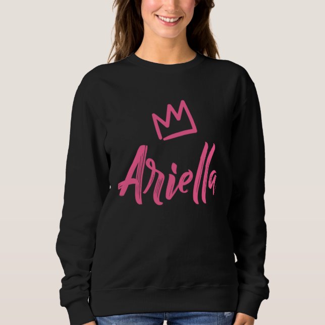 Moletom Ariella the Queen Pink Crown for Women Called Arie (Frente)