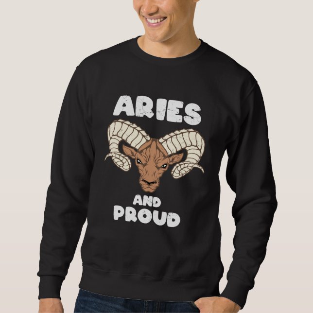Moletom Aries Zodiac Sign (Frente)