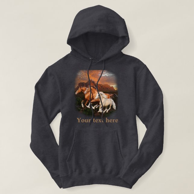 Moletom Arizona Cavalos selvagens (Frente do Design)