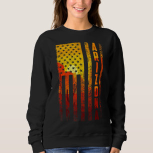 Moletom Arizona do Orgulho de Bandeira Americano Cactus, M