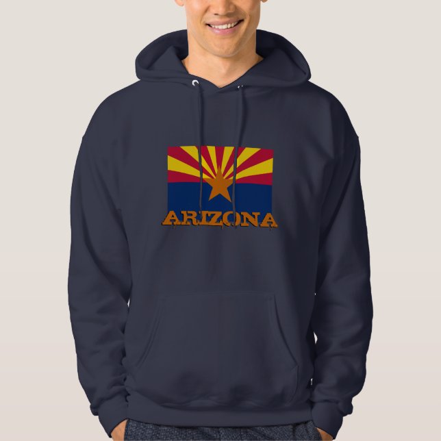 Moletom Arizona Flag Hoodie, Patriots USA, Arizona (Frente)