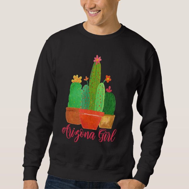 Moletom Arizona Garota Boho Cactus (Frente)