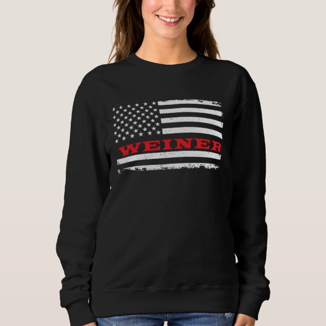 Moletom Arkansas American Flag Weiner USA Patriotic Souven (Frente)