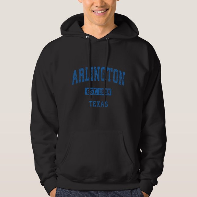 Moletom Arlington Texas Design de Esportes Atléticos Vinta (Frente)