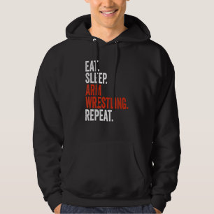 Moletom Arm Wrestler Come Sleep Repete a Luta do braço