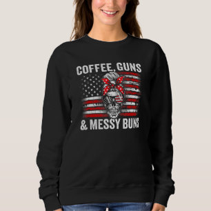 Moletom Armas de Café e Buns Mensageiros Pro Gun Womens Sk