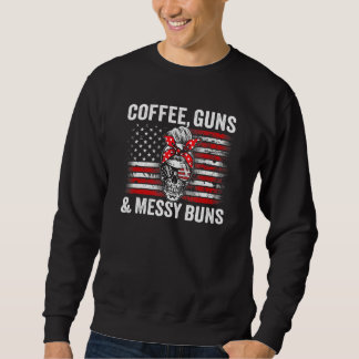 Moletom Armas de Café e Buns Mensageiros Pro Gun Womens Sk