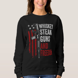Moletom Armas Whiskey Beer E Bebendo Da Liberdade U.A Gun 