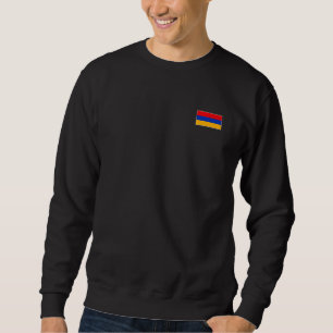 Moletom Armênia: Bandeira com cores nacionais armênias ant