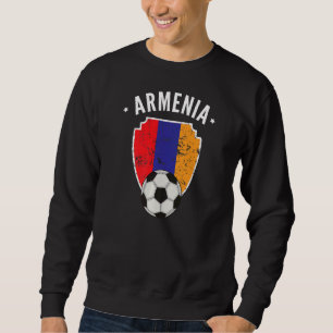 Moletom Armênia Futebol Armênia Bandeira Futebol armênio o